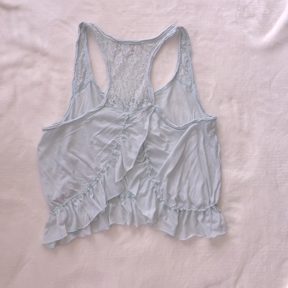 Lace Razorback Ruffle Top - Picture 3 of 3